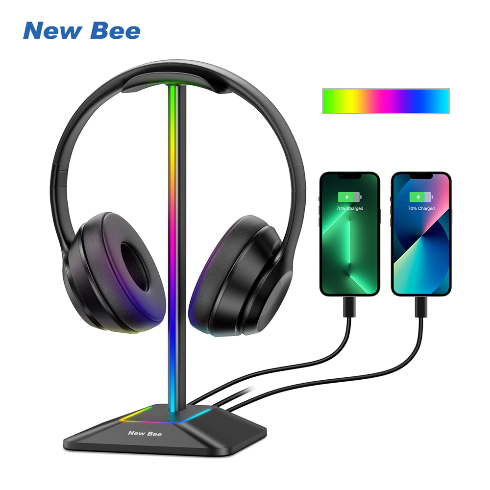 Headset Gaming Console - جديد Bee Z8 RGB سماعات حامل