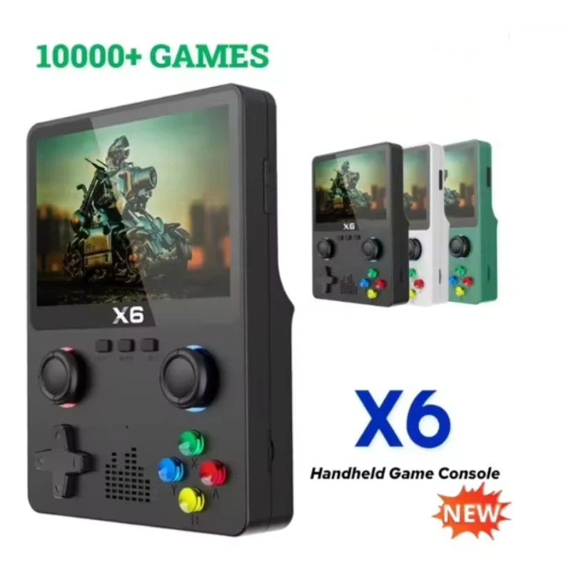 Gaming Console X6 X6 64 Gb - أجهزة ألعاب محمولة X6، مشغل ألعاب