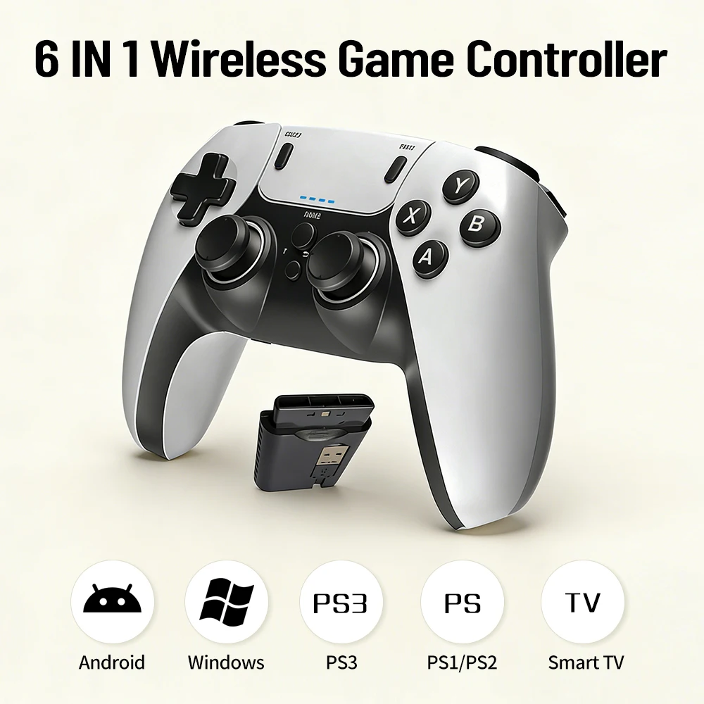 Gaming Console For Android Tv - وحدة تحكم ألعاب لاسلكية 6 في