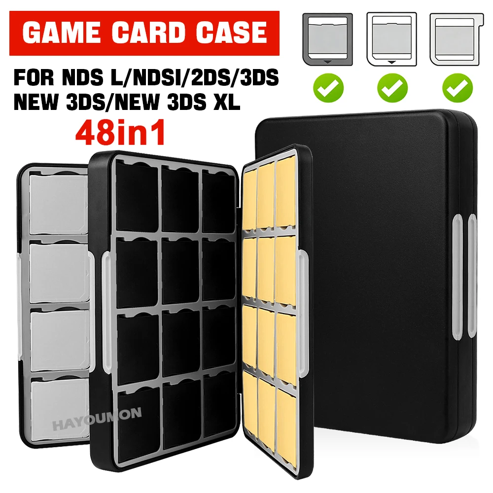 Gaming Console Cabinet - علبة تخزين بطاقات الألعاب 48 في