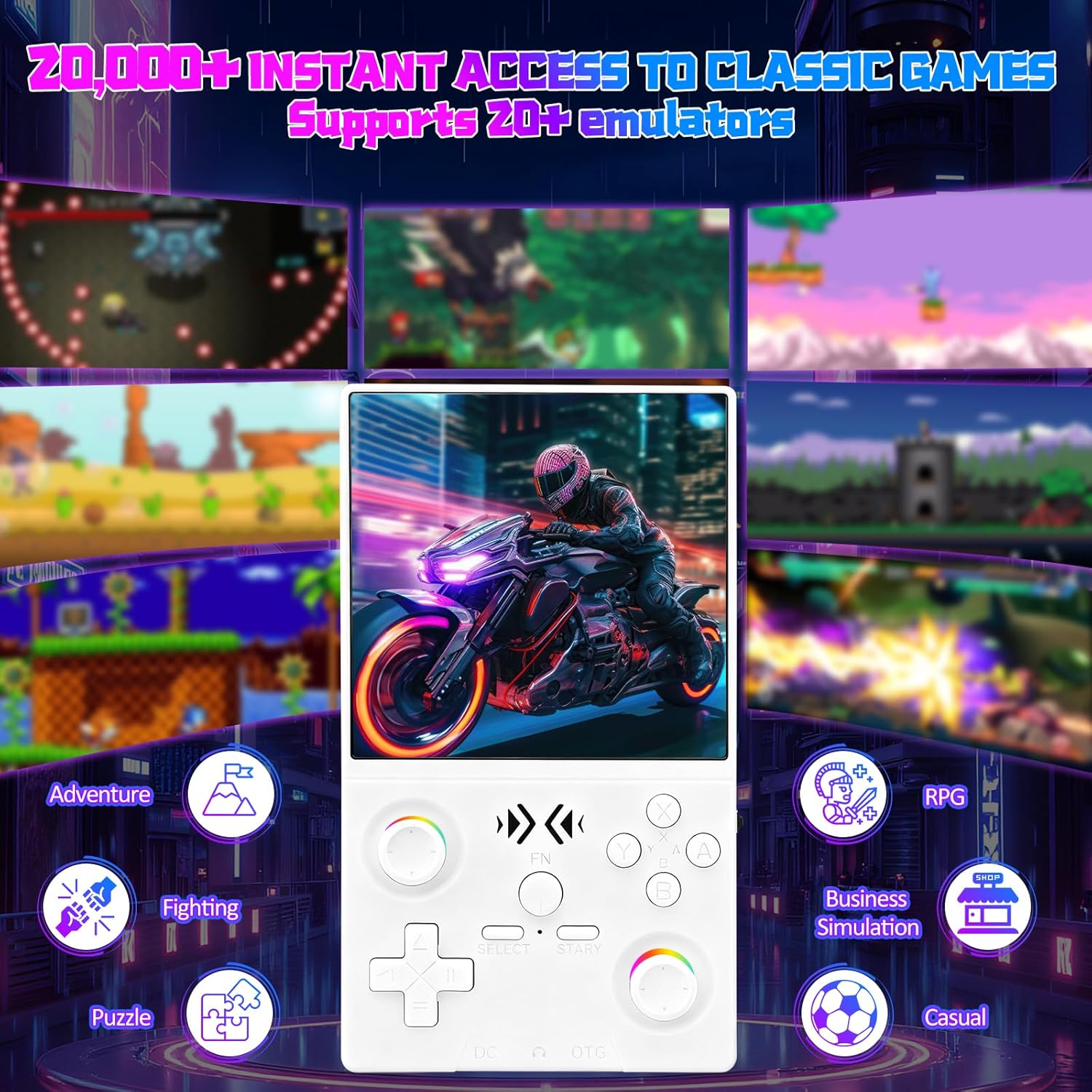 وحدة تحكم ألعاب محمولة كلاسيكي - مراجعة Gaming Console In Chinese وسعره