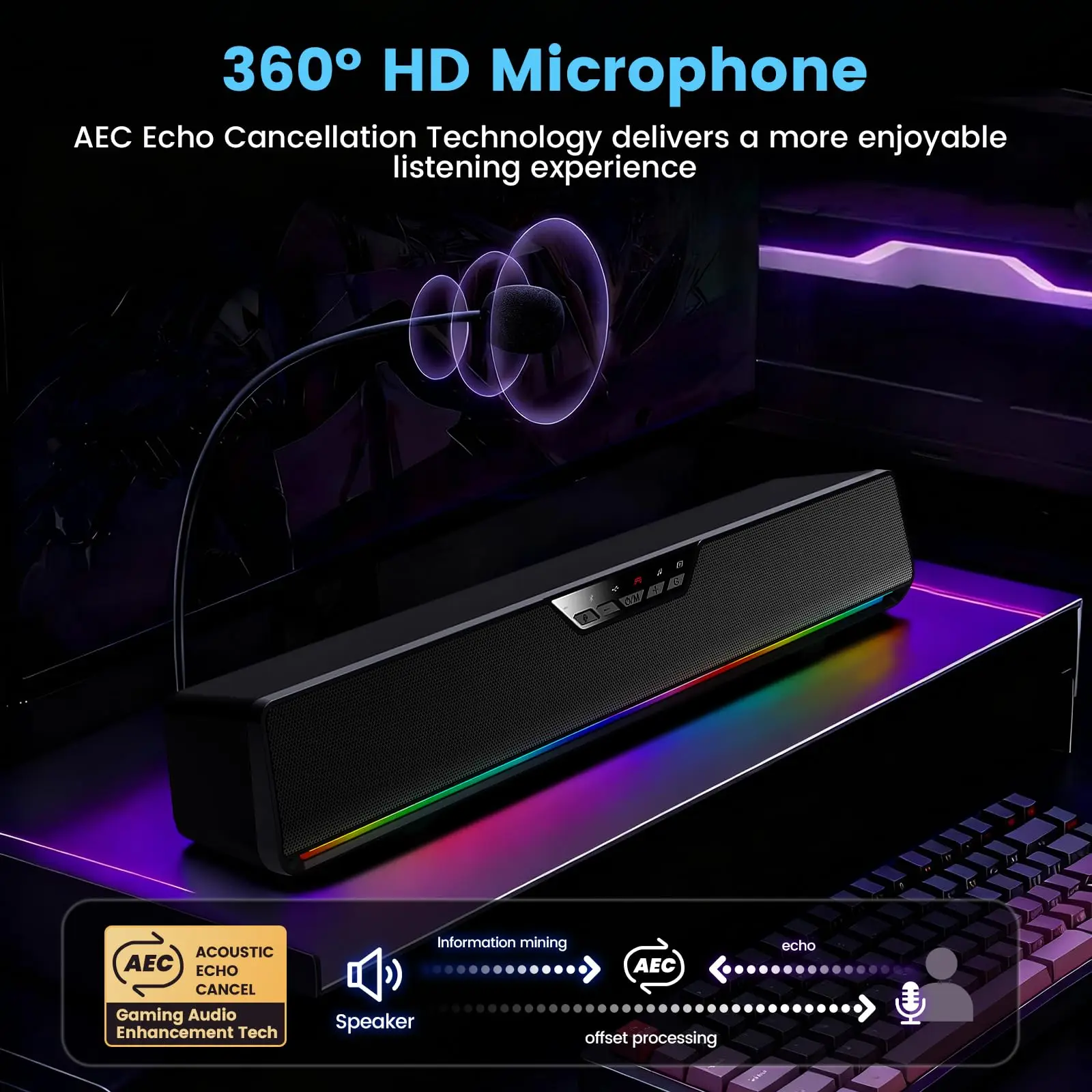 مكبر صوت ألعاب GS6 Pro 7.1 مع  - مراجعة Gaming Console Apple وسعره