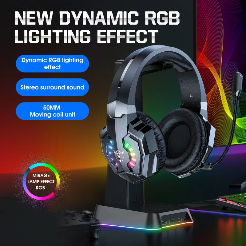 سماعة ألعاب ONIKUMA B15 لاسلكي - مراجعة Gaming Console Apple وسعره