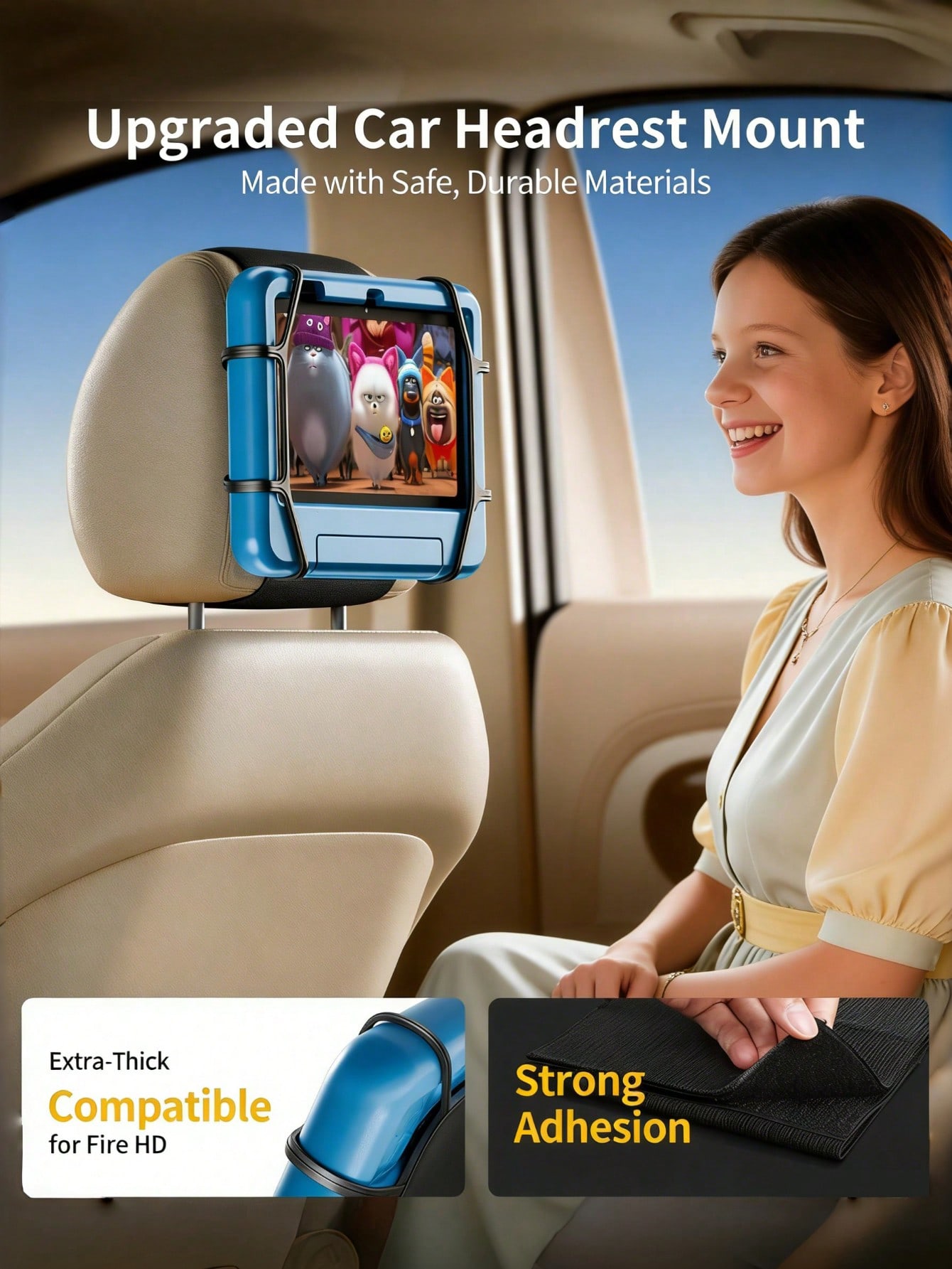 حامل أجهزة لوحية لمسند رأس الس - مراجعة Gaming Console In Car وسعره