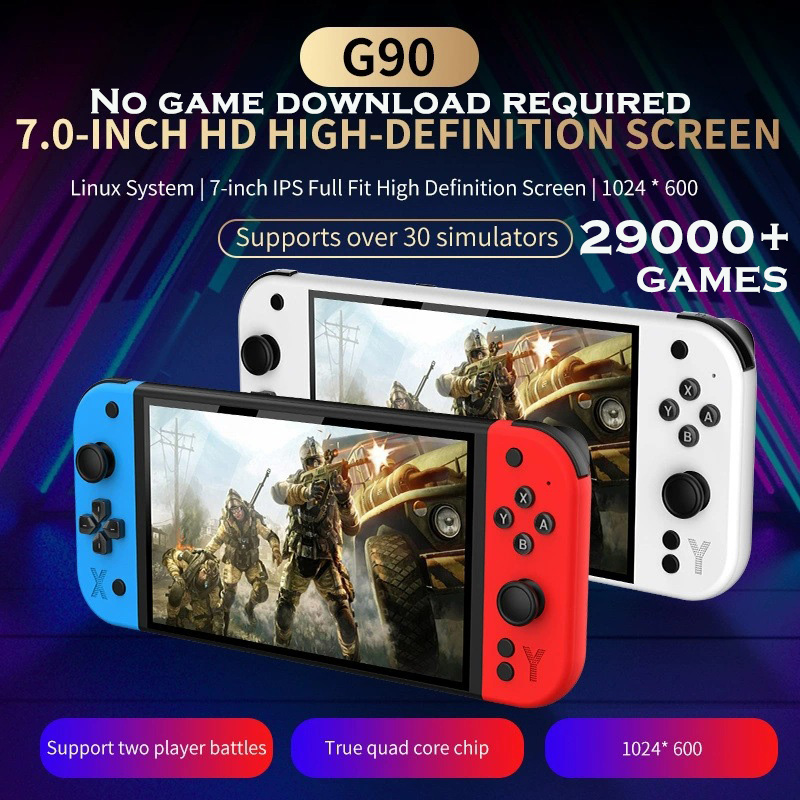 جهاز ألعاب محمول G90 يدعم مبار - مراجعة Gaming Console In Chinese وسعره