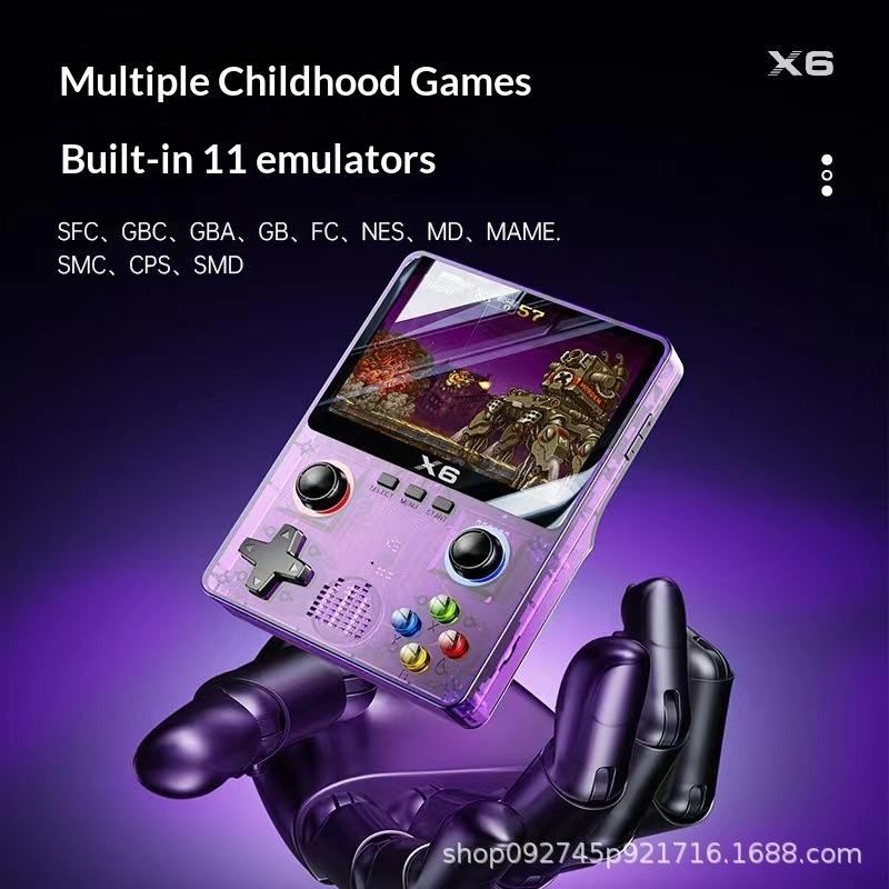 أجهزة ألعاب محمولة X6، مشغل أل - مراجعة Gaming Console X6 X6 64 Gb وسعره