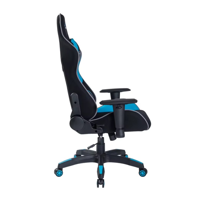 كرسي ألعاب أسود وأزرق مع مسند  - مراجعة Gaming Chair Cushion وسعره