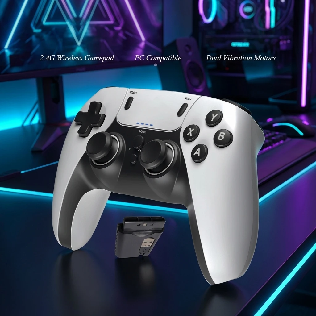 وحدة تحكم ألعاب لاسلكية 6 في 1 - مراجعة Gaming Console For Android Tv وسعره