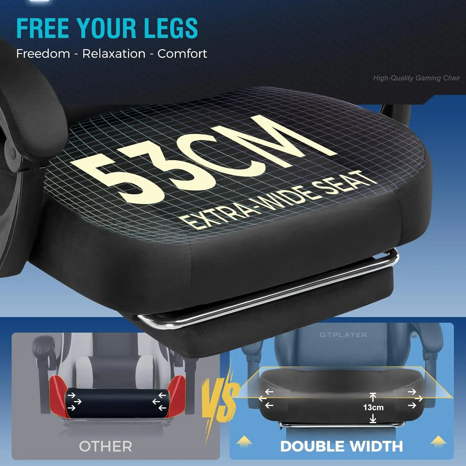 كرسي ألعاب كبير الحجم مصنوع من - مراجعة Gaming Chair Cushion وسعره
