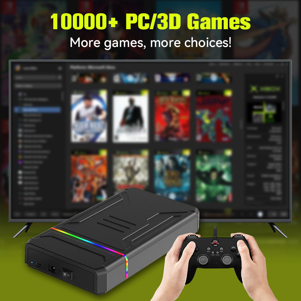 JMachen Launchbox 3 تيرابايت G - مراجعة Gaming Console In Chinese وسعره