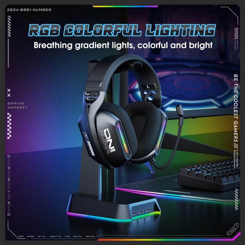 سماعة ألعاب ONIKUMA GT808 لاسل - مراجعة Gaming Console Apple وسعره