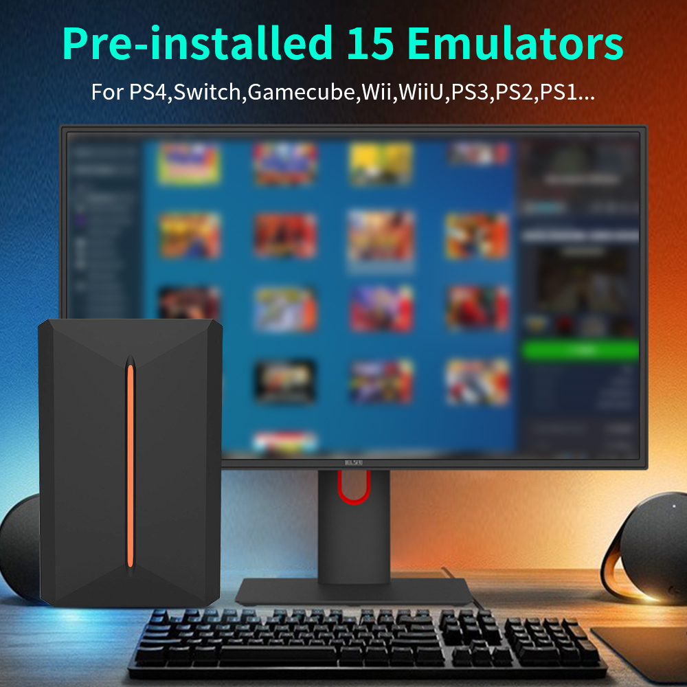 وحدة تحكم ألعاب Launchbox OS 5 - مراجعة Gaming Console In Chinese وسعره