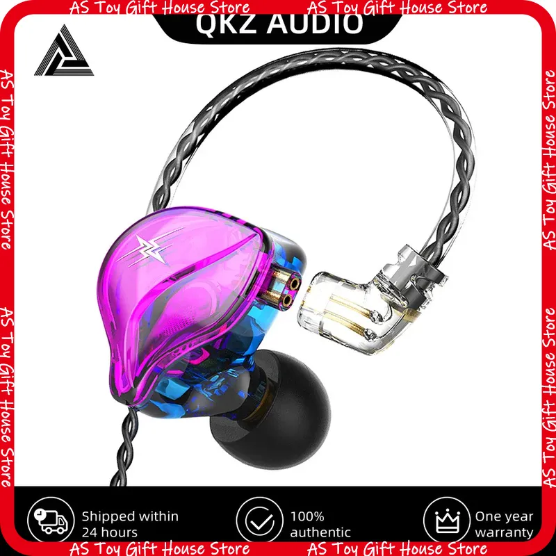 سماعات أذن سلكية QKZ ZXT عالية - مراجعة Headset Gaming Console وسعره