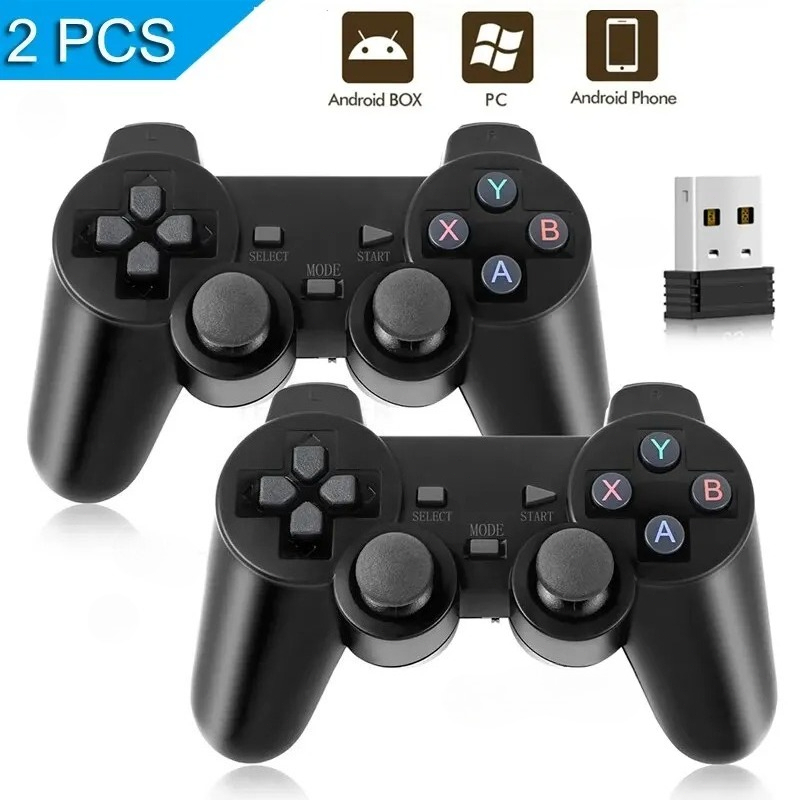 وحدة تحكم ألعاب لاسلكية بتردد  - مراجعة Gaming Console For Android Tv وسعره