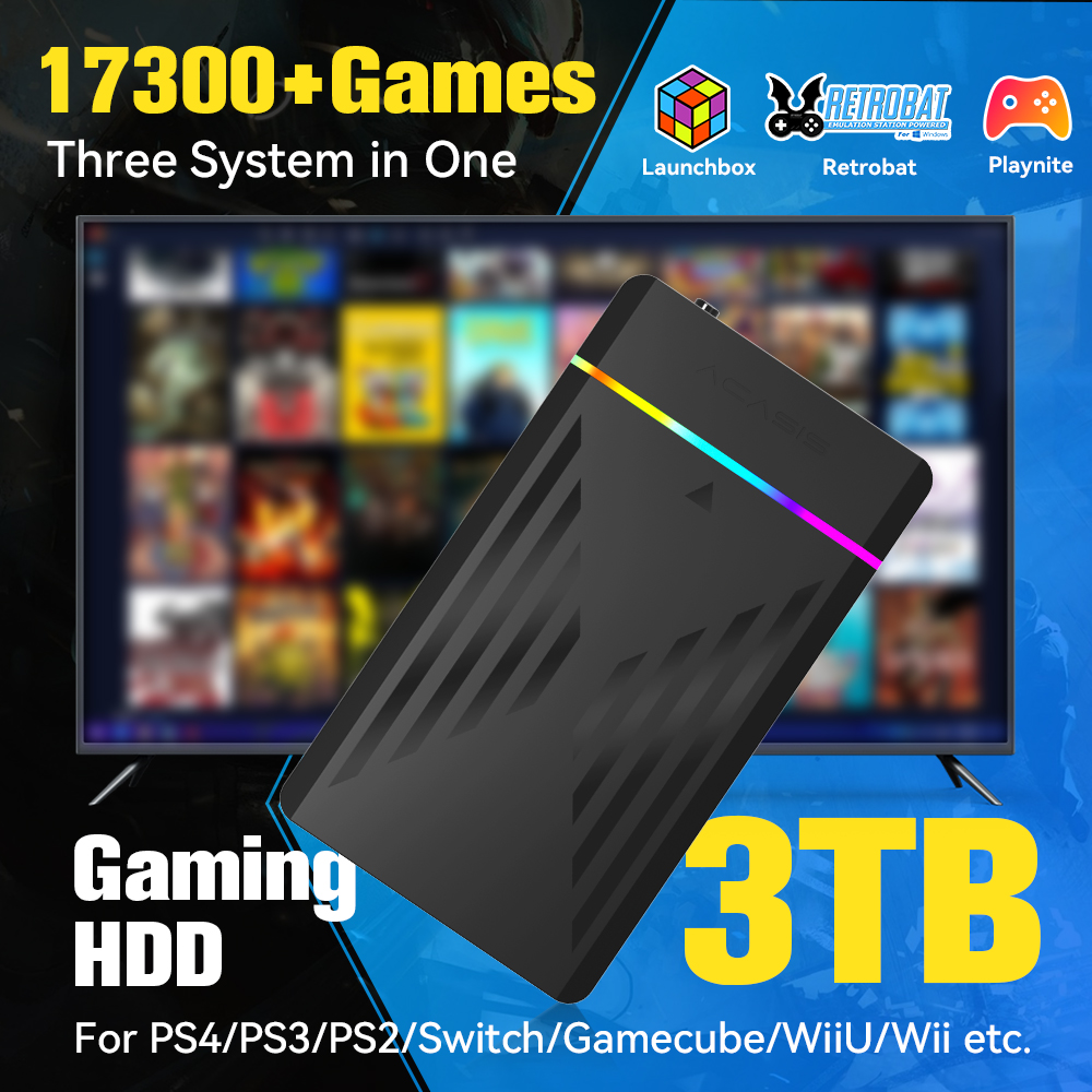 3 تيرابايت محمول للألعاب HDD L - مراجعة Gaming Console In Chinese وسعره