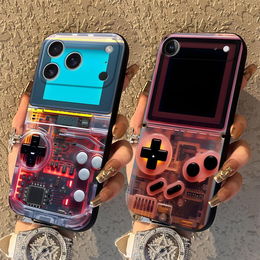 غطاء هاتف أحمر بتصميم وحدة تحك - مراجعة Gaming Console Apple وسعره